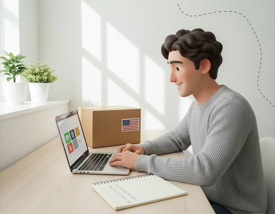 Place an order at a US store