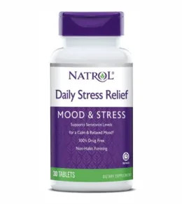Natrol, Daily Stress Relief, Time Release, 30 капсул