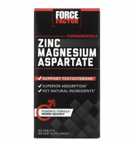 Force Factor, Zinc Magnesium Aspartate, 60 капсул