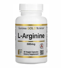 California Gold Nutrition, L-Arginine, 60 капсул