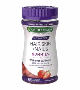 Nature's Bounty, Hair, Skin & Nails Strawberry, 40 мармел.
