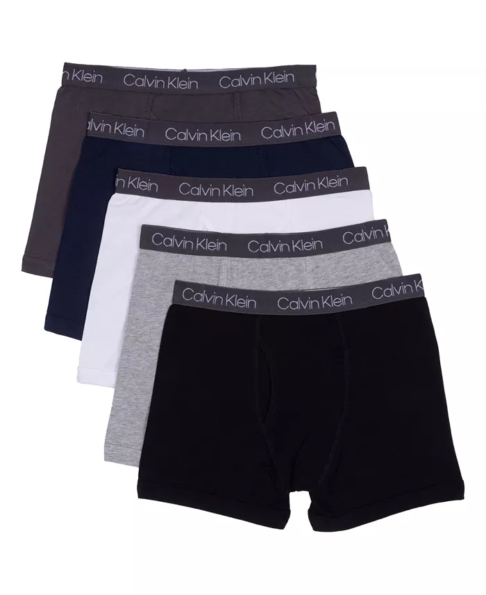 Calvin Klein Трусы-боксеры стрейч, набор 5 шт.