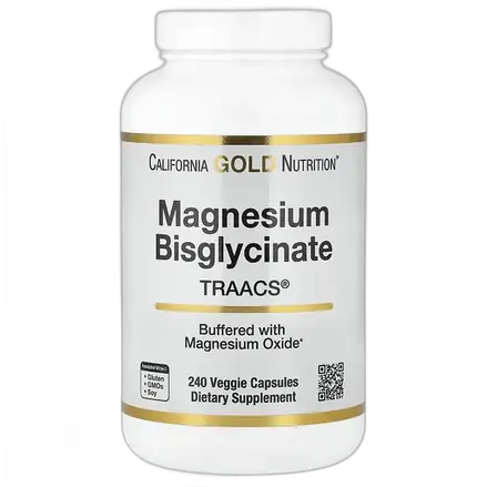 California Gold Nutrition хелатный бисглицинат магния Albion TRAACS