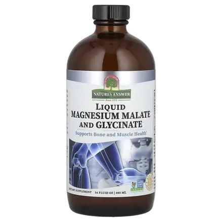 Nature's Answer малат и глицинат магния жидкий