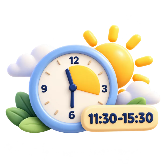 Synthesis window from 11:30 to 15:30