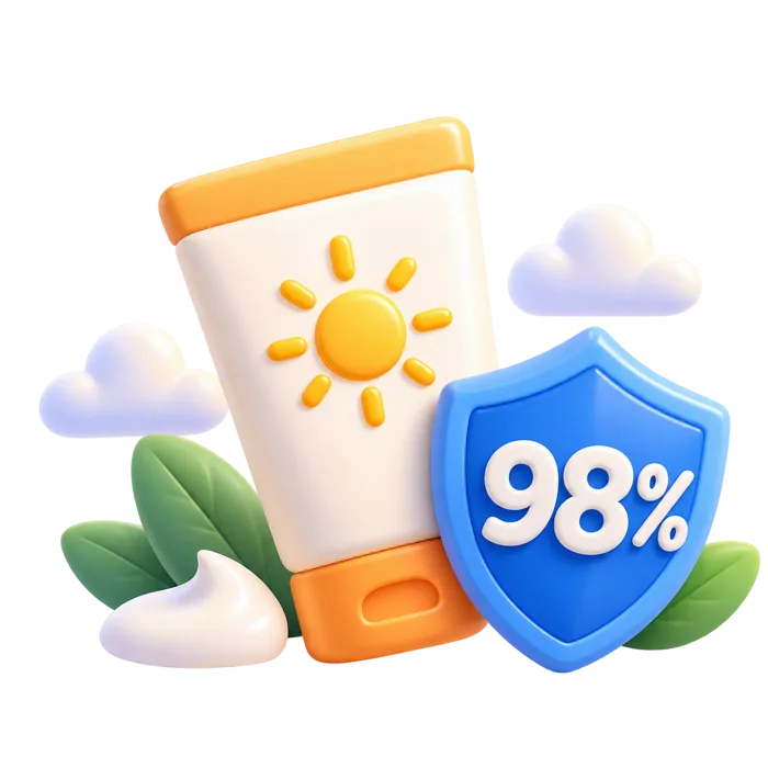 SPF cream blocks up to 98 percent