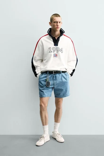 Zara: свитшот на молнии USA 94, FIFA Classics