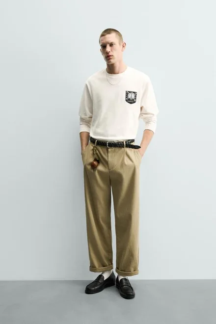 Zara: футболка с патчем England 66, FIFA Classics